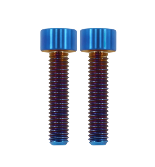 Tuttio Chain Gaurd Titanium Bolts (Pack of 2) - Voltx